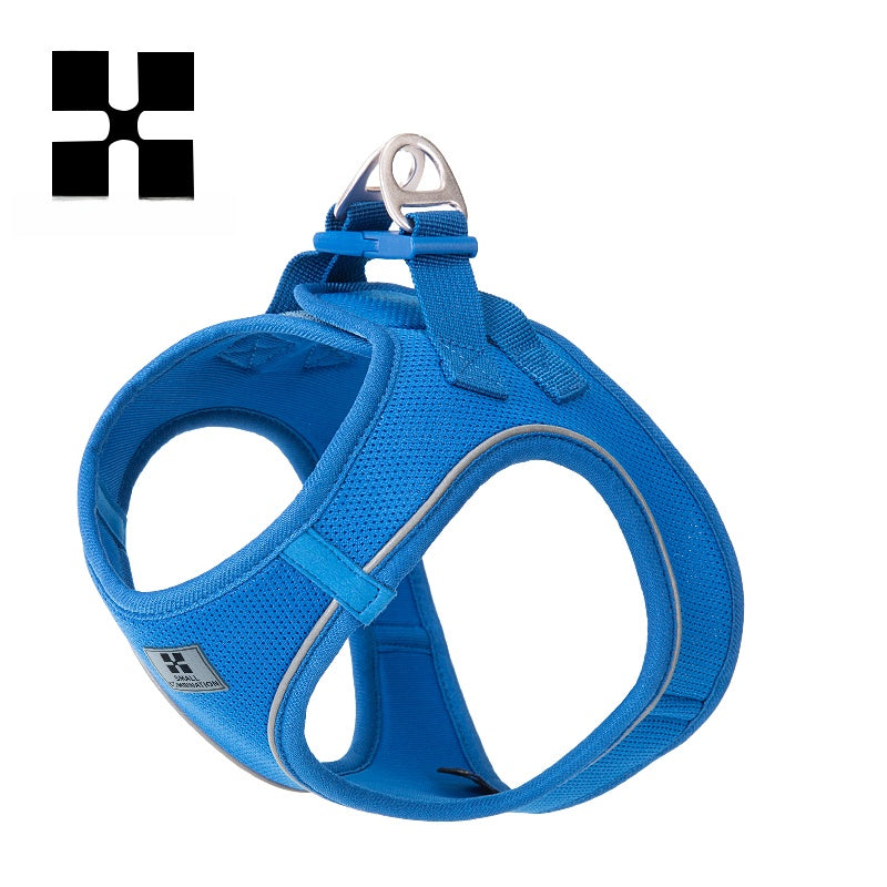 Tiny dog vest harness and lead set in 12 colour options