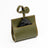 Round faux leather poo bag dispenser with clip, product image 1