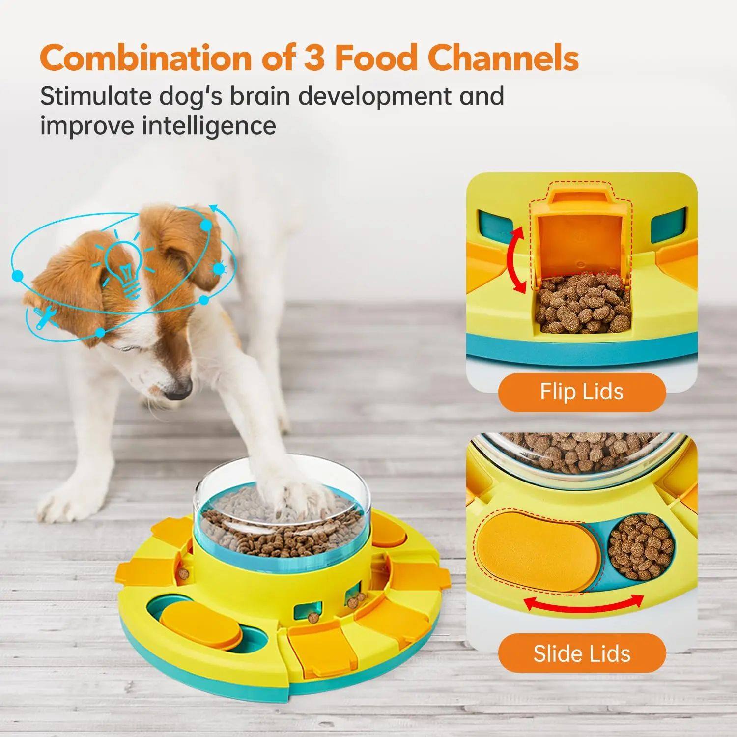 Press-Type Automatic Pet Feeder Toy for Aquatic Pets, Interactive Food Dispenser