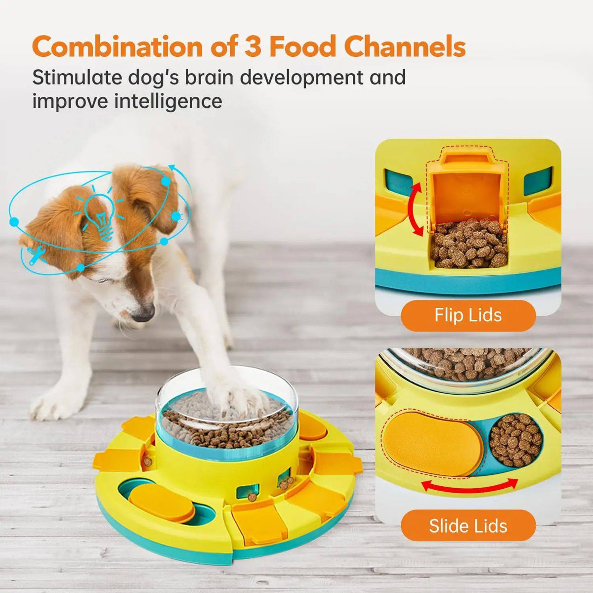 Press-Type Automatic Pet Feeder Toy for Aquatic Pets, Interactive Food Dispenser