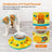 Press-Type Automatic Pet Feeder Toy for Aquatic Pets, Interactive Food Dispenser