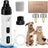 Rechargeable Pet Nail Grinder with LED Light and 3 Grinding Heads for Dogs and Cats