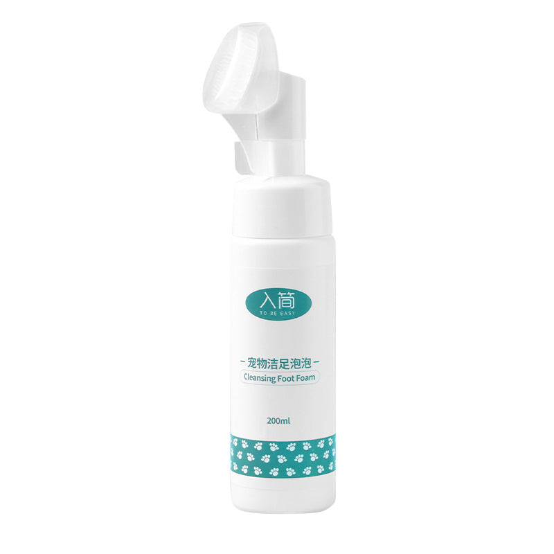 Pet Paw Cleansing Foam, Waterless Cleanser for Cats and Dogs