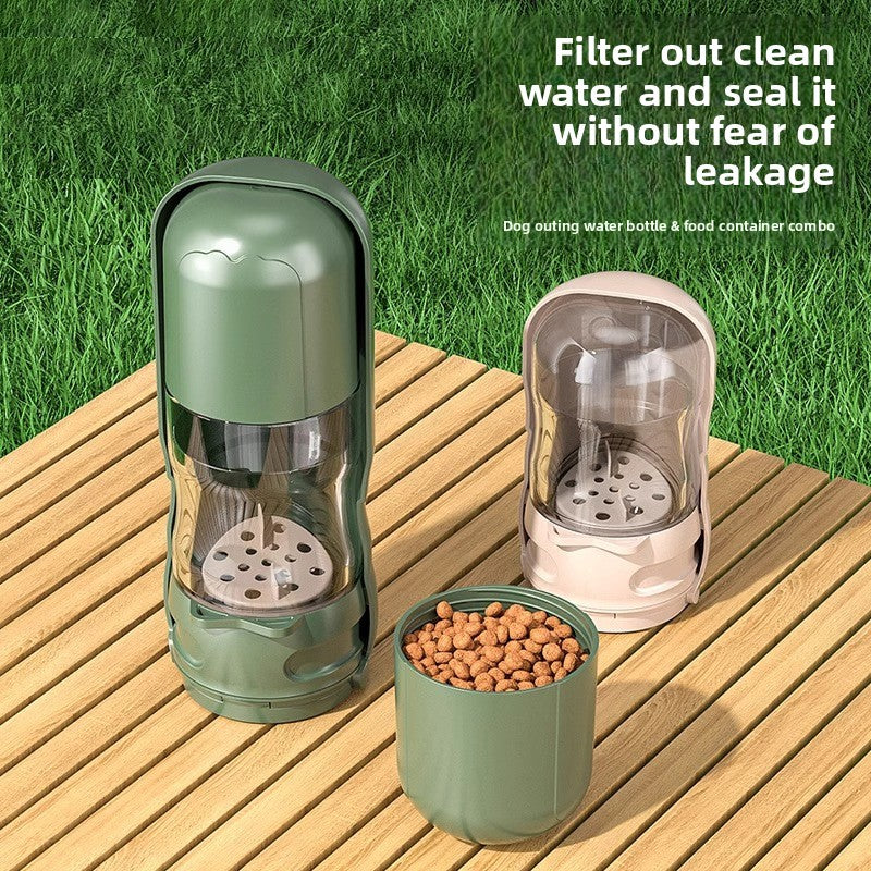 Foldable Portable Dog Drinking Cup with Light