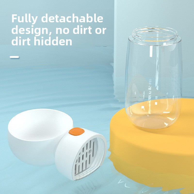 Portable Leakproof Dog Travel Water Bottle Cup with Optional Food Storage