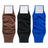 Reusable male dog belly band with waterproof outer layer in Brown, front view