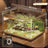 Clear shatterproof PET desktop fish tank for small fish, view 14