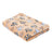 Coral fleece pet blanket with print in Brown Paw, size 25 x 25cm