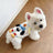 White big face puppy print summer dog vest, in White Puppy Face, image 1