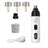 Dust-Free Pet Nail Grinder with LED Light, USB Rechargeable 2-Speed