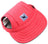 Canvas dog baseball cap for sun protection in Orange, in a home setting