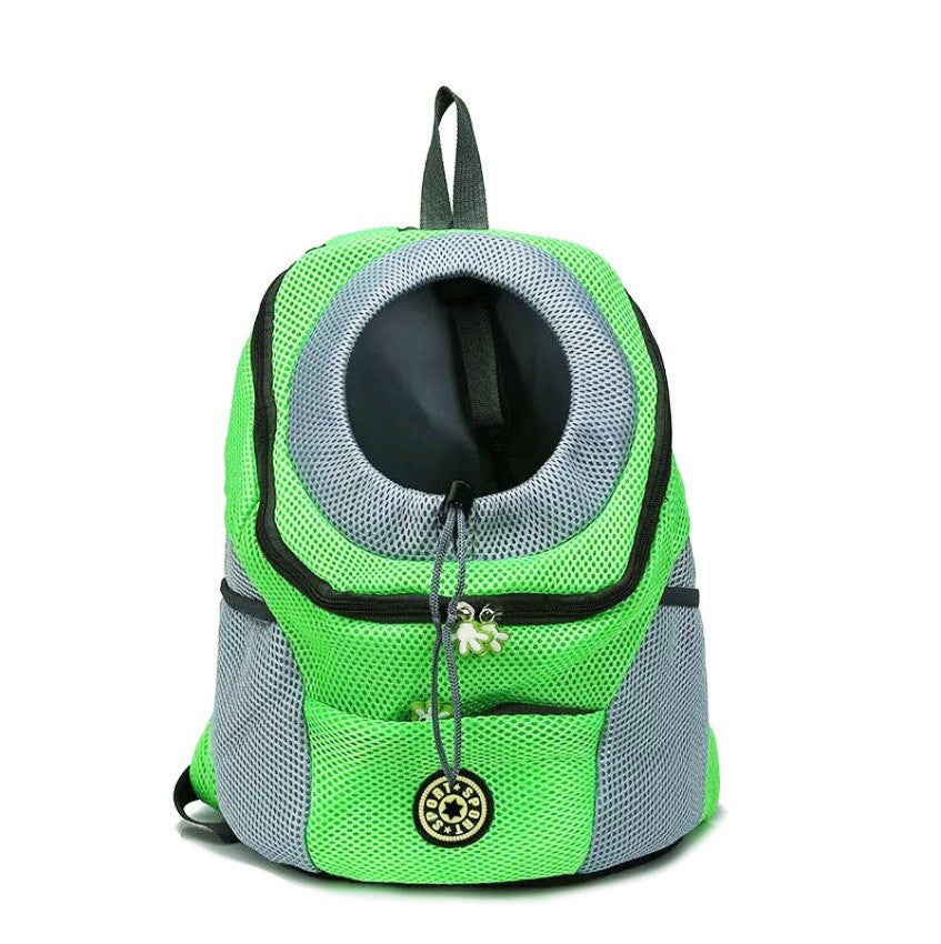 Cat carrier backpacks with mesh panels in five colours