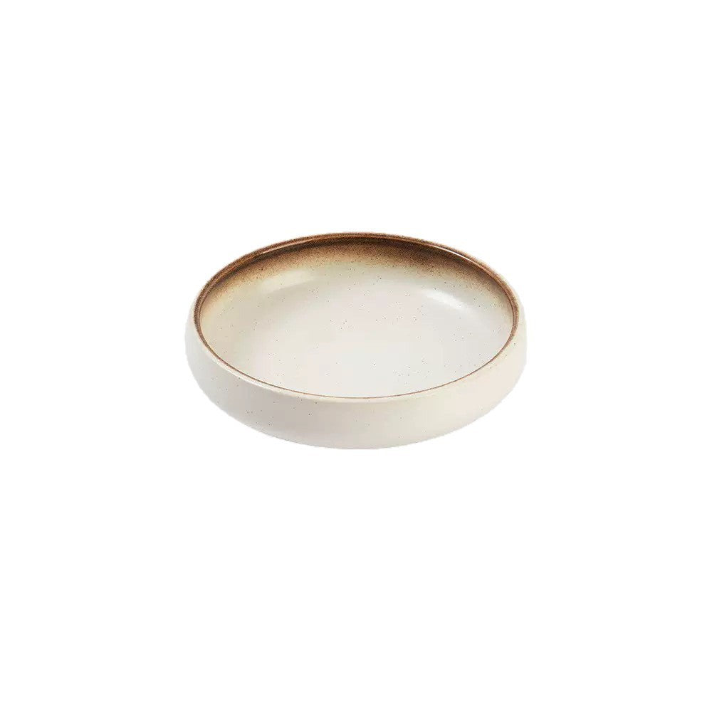 Ceramic Cat Bowl with Optional Solid Wood Stand in Tall, Wide or Shallow Dish Styles