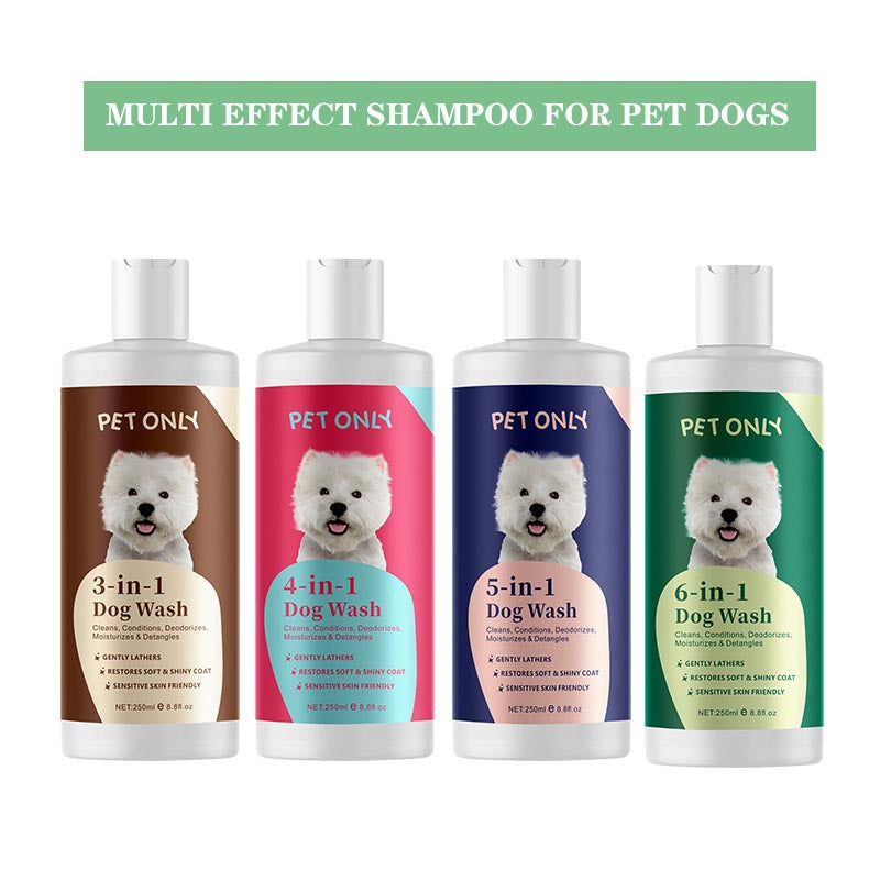 Dog Shampoo and Conditioner Bath Care Set, 4-in-1 to 6-in-1