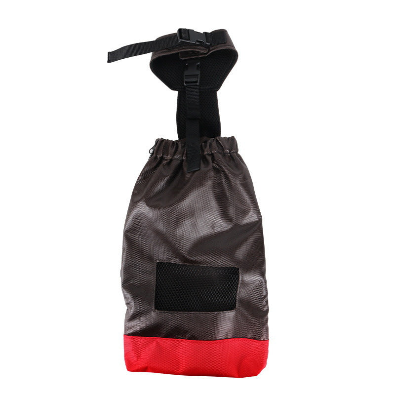Black protective drag bag for dogs with limited mobility, product image 7