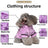 Soft flannel dog bathrobe and pyjamas in White, close-up detail