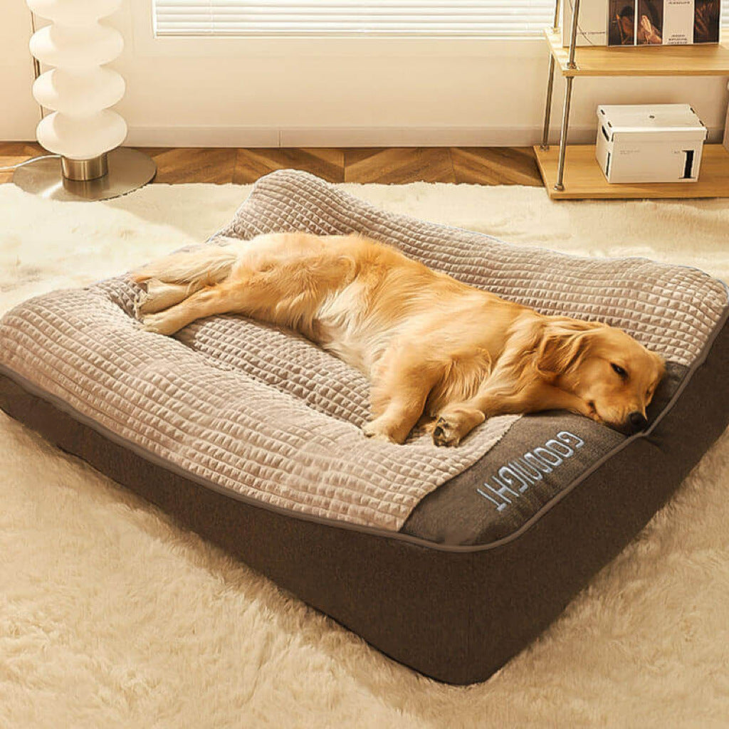 Zip Cover Dog Sofa Bed, Washable Dual Layer Sleeping Pad