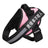 Breathable mesh reflective dog harness with lead in fluorescent green