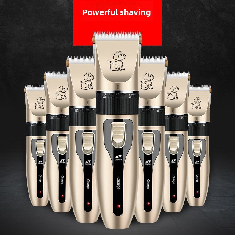 Pet Hair Clipper Grooming Kit with Steel Comb and Scissors