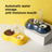Gravity pet feeder and water bottle station with stainless steel bowl, view 2