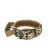 Tactical nylon dog collar with metal buckle in outdoor colours, main product photo