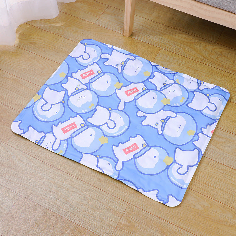 Cool-touch pet cooling mat with ice bear print, product image 18