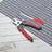 Stainless Steel Pet Nail Clippers with Wave or Curved Handle