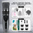 Ceramic Blade Pet Shaver with Guide Combs and Spare Blade Heads