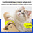 Wooden raised cat roller bed with built-in scratching area, photo 4