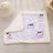 Soft flannel pet blanket with navy paw print