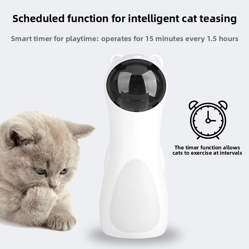 Automatic laser cat toy with timer for indoor cats, view 3