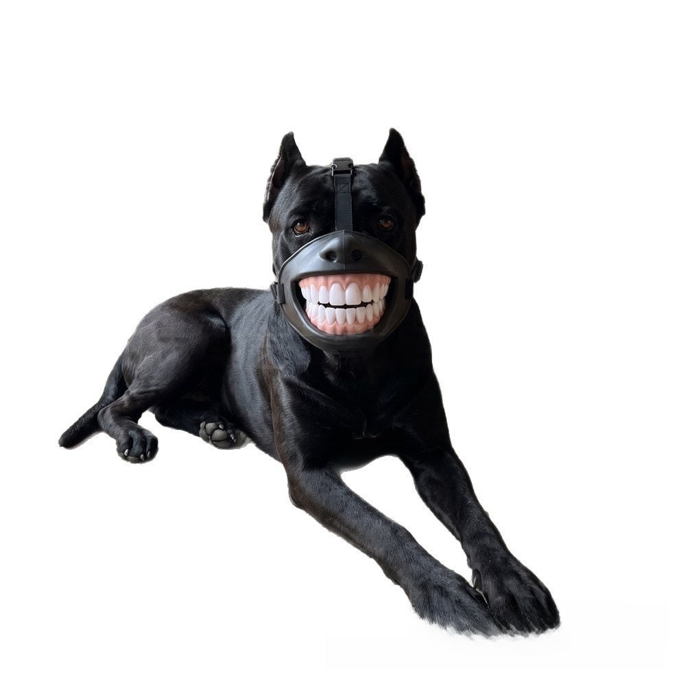 Monster Style Dog Muzzle, Breathable Anti-Bite Cover for Grooming