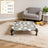 Elevated breathable mesh pet bed for cats and small dogs in Grey Bunny