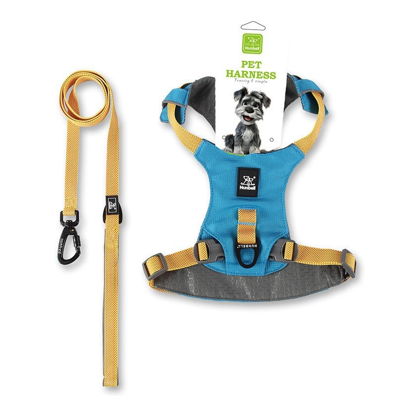 Double-layer breathable polyester dog harness with cushioned lining, product image 50