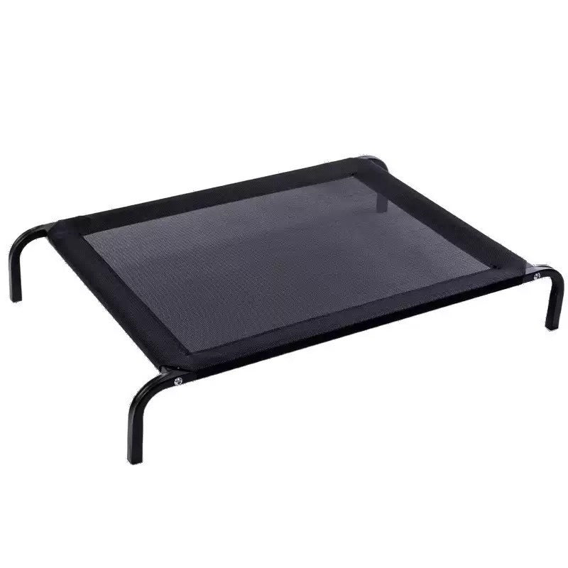 Elevated dog cot bed with removable washable cover, product detail photo