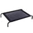 Elevated dog cot bed with removable washable cover, product detail photo