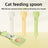 Cat Treat Squeeze Dispenser Tool for Snack Tubes and Pouches with Non-Stick Surface