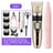 Pet Hair Clipper Grooming Kit with Steel Comb and Scissors