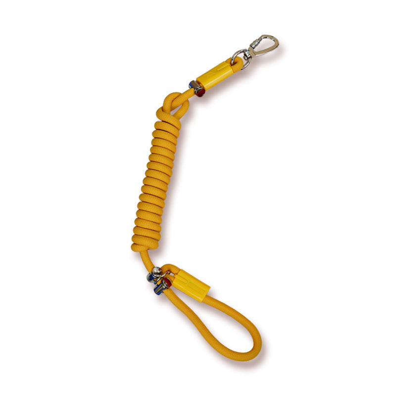 Adjustable crossbody rope dog lead in 8 colour options