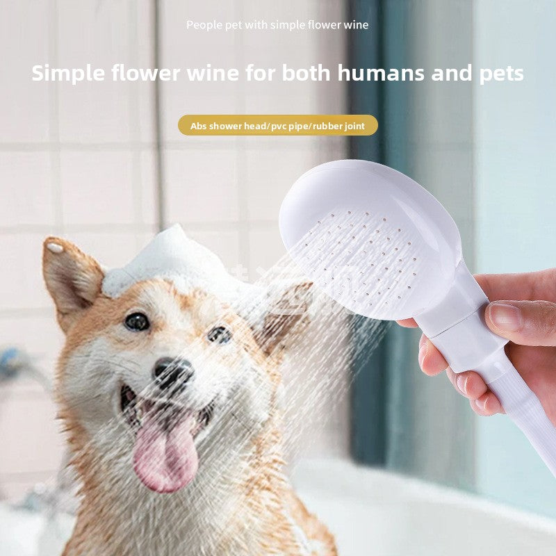 Pet Shower Head Tap Attachment with Hose for Bathing Dogs and Cats