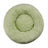 Round long plush nest bed for cats and dogs in Light Green