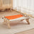 Solid wood cat hammock bed with soft grey cushion, product image 13