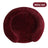 Plush round donut bed for cats and dogs in Coffee, product overview photo