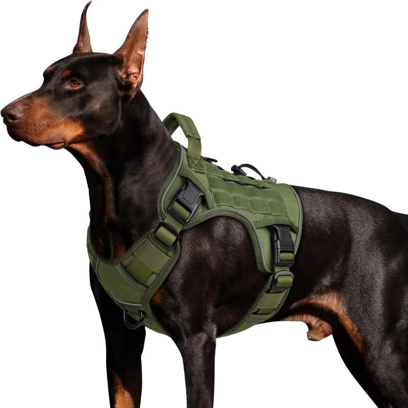 Tactical MOLLE dog harness vest for large dogs, product image 12
