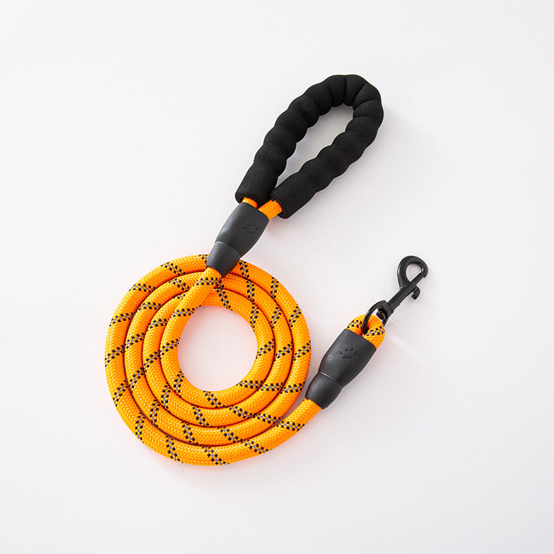 Nylon dog leads in eight colours and four lengths