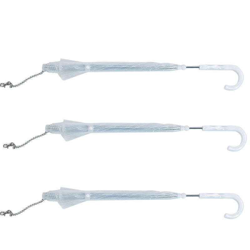 Clear dog umbrella with 70cm round canopy, product image 3