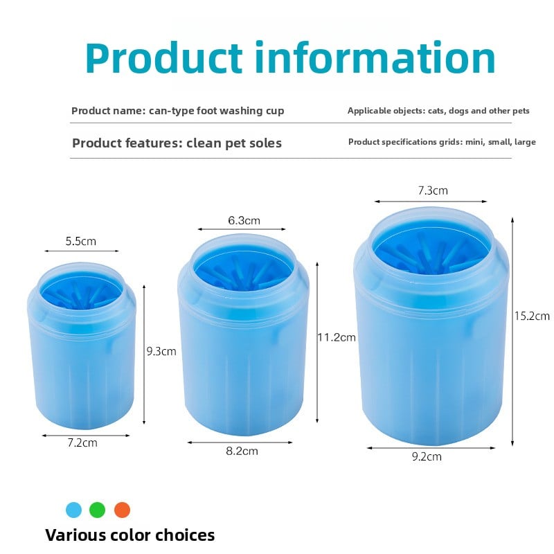 Dog Paw Washing Cup for Muddy Feet, Easy Foot Cleaner