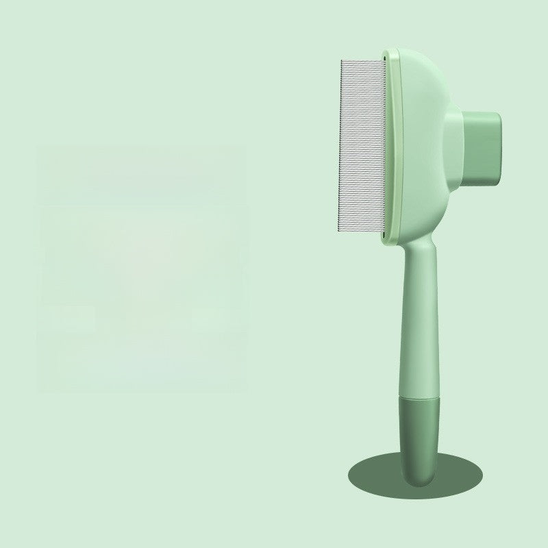 Self-Cleaning Fine-Tooth Dematting Comb for Dogs and Cats