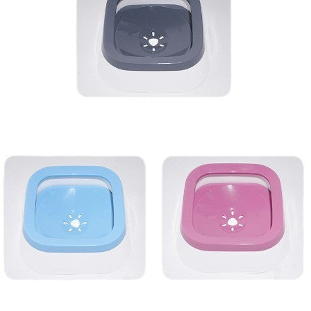 Splash-Proof Floating Pet Water Bowl for Cats with Anti-Knock Design, Car Mountable