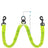 Double-ended nylon dog lead in 10 colour options